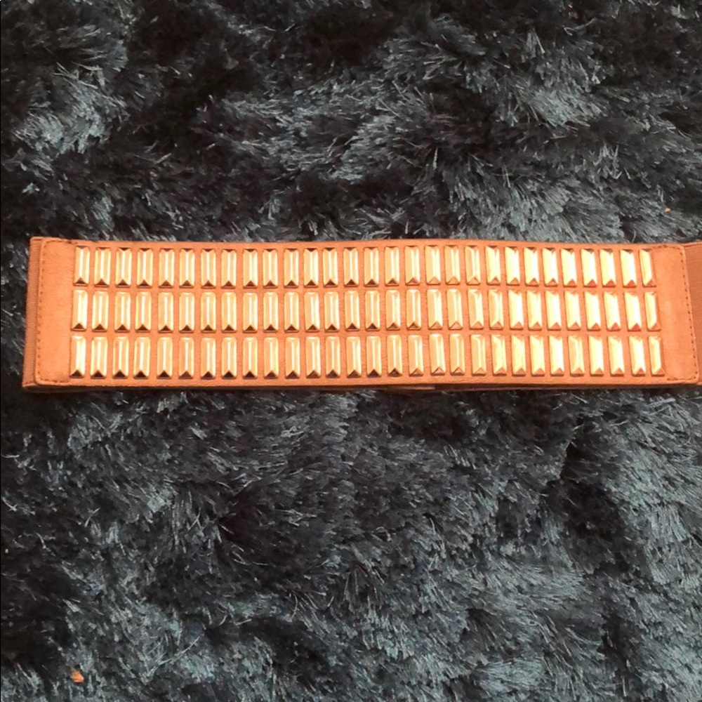Bcbg studded waist belt